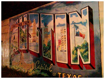 austin, postcard style