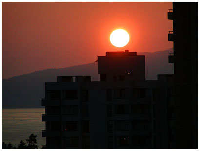 Vancouver sunset (click for more)