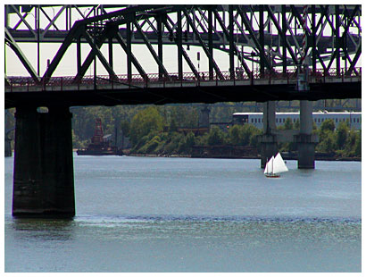 Sailing on the Willamette