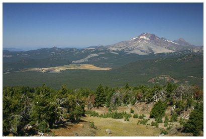 three sisters from mt. bachelor